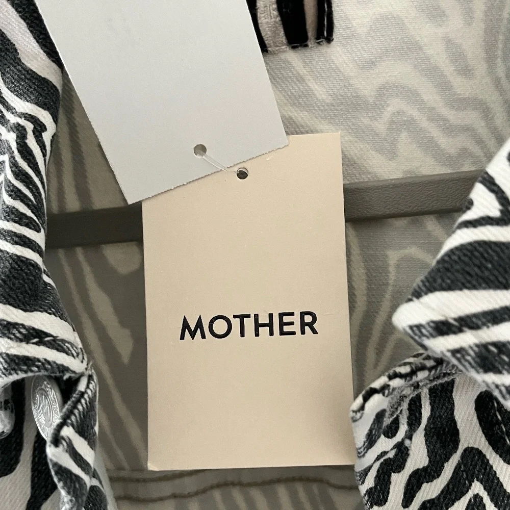BRAND NEW MOTHER | The Out Of Pocket Jacket Hoofing It Wash in White | Size M